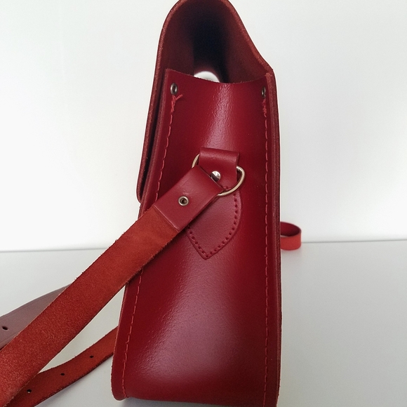 15 inch Classic Satchel in Leather - Oxblood - Picture 3 of 8